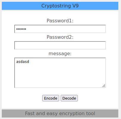 Easy to use. Encrypt and decrypt messages fast.