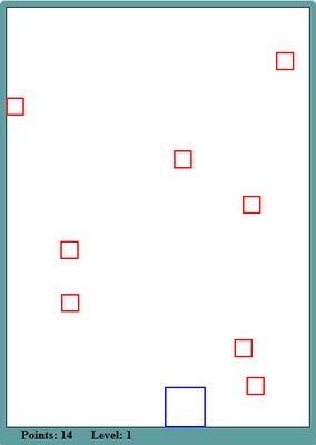 In game screen