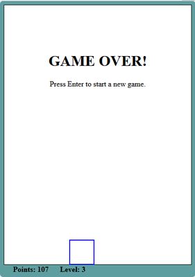 Game over Screen