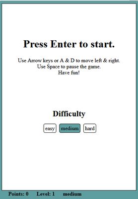 Start screen
