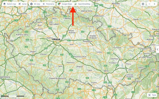 MapSwitcher buttons added to Mapy.cz