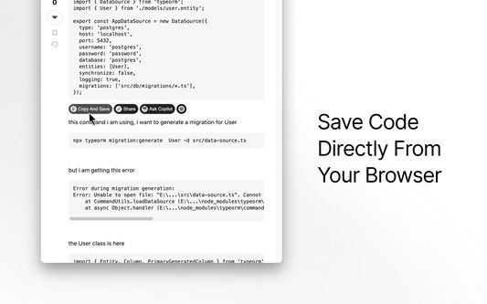 Save and share useful materials from the web in one click
