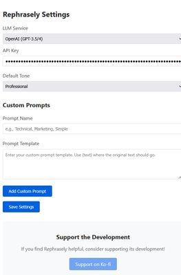 Support for Multiple LLMs and Custom Personas!