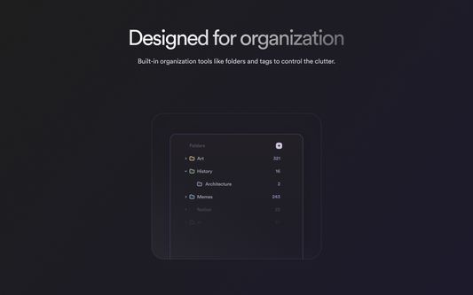 Designed for orgnization
