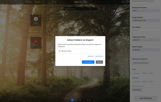 Import your bookmarks!