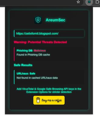 AreumSec live detection