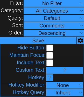 extension options popup