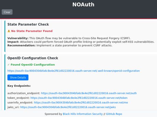 OpenID Connect Configuration