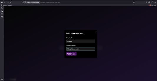 your shortcut icons will be automaticalyy setted! also later you can edit your shortcuts :D