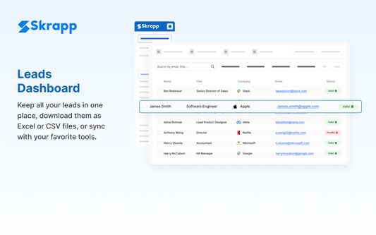All your data in one place.