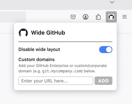 Settings panel.