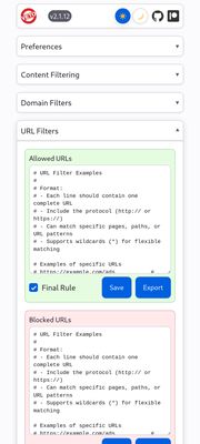 URL Filters