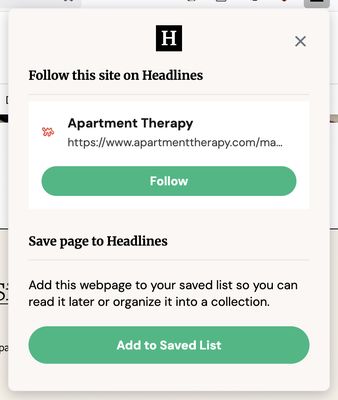 Follow the site on Headlines to stay up to date, or add the current webpage to your saved list.