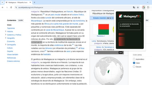 Select any text to translate