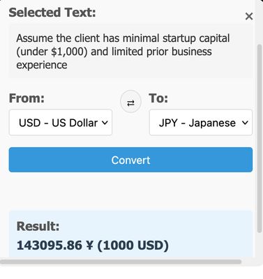 convert from right click context menu