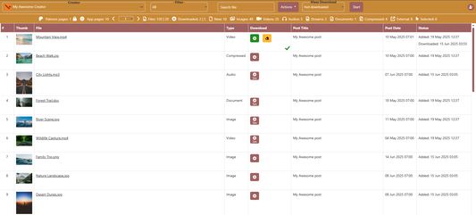 Downloads Page