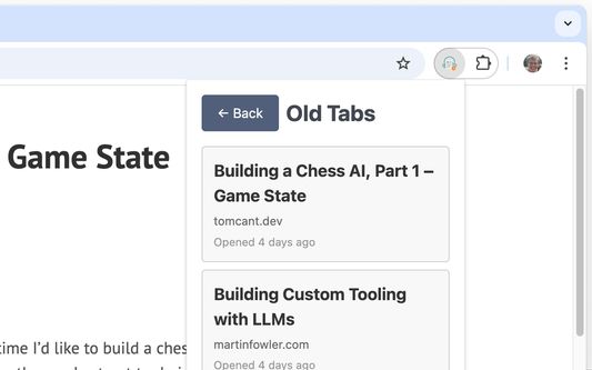 The old tab listing, allowing you to select content which can be saved to MyPodcast.
