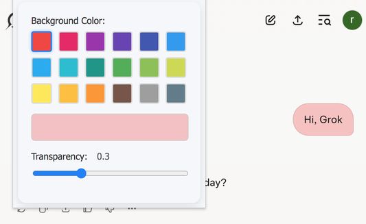 Now you can highlight your message in color to better see it among a large volume of text