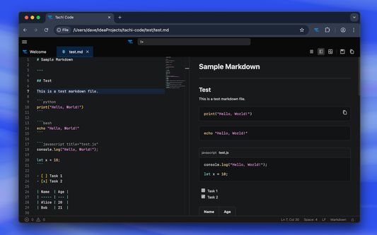 Edit and read Markdown with our beautiful Markdown live preview feature