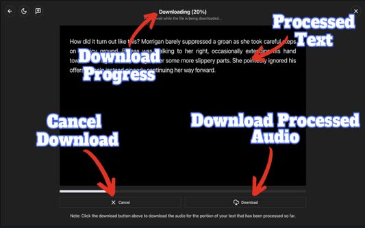 Downloading view