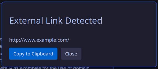 Example Popup