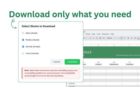 Download only what you need