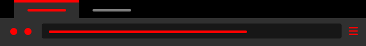 Red Font, Black Panels (including sidebars)