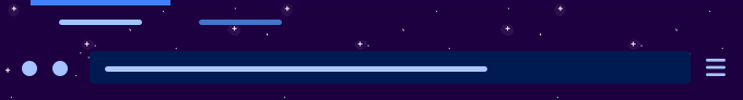 Animated Stars at Night [Blue]