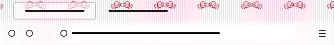 pink stripes and bows