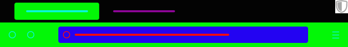 neon browser theme
